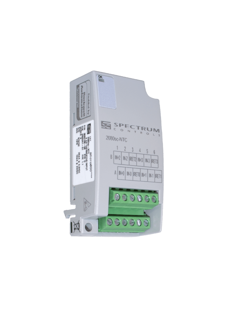 2080sc-NTC | 4-Ch Thermistor Analog Inputs - Spectrum Controls